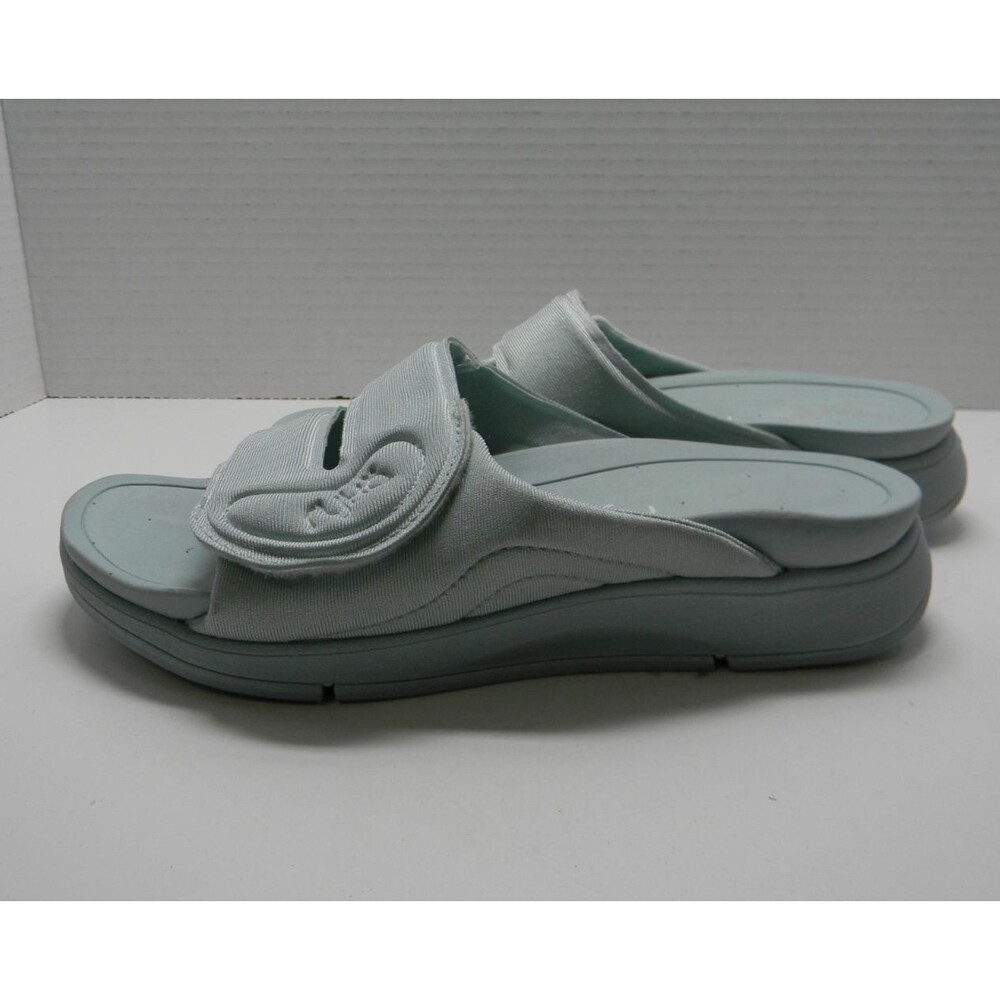 Ryka Re-Zorb Lite Cushioning Foam Slides Size 5 Mint Green NWOT